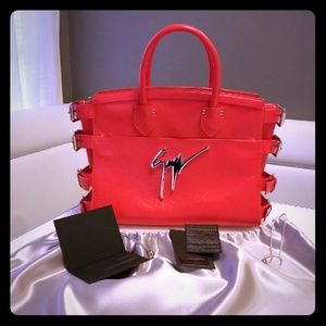 Guiseppe Zanotti Signature Monogram G#17 Satchel 
